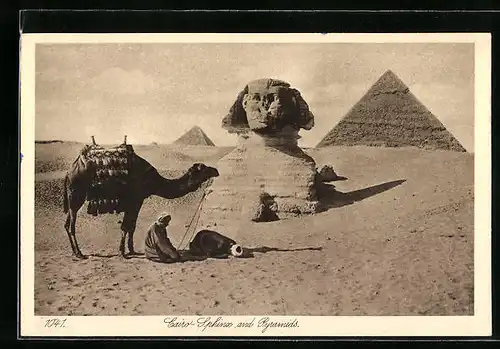 AK Cairo, Sphinx and Pyramids