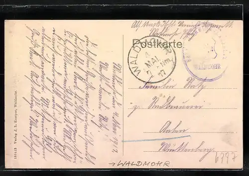 AK Waldmohr, Amtsgericht und Forstamt, Hauptstrasse, Höcherstrasse