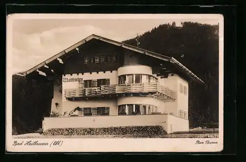 AK Bad Heilbrunn, Hotel-Pension Waldfrieden