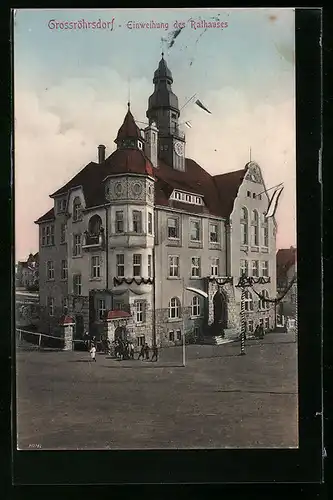 AK Grossröhrsdorf, Einweihung des Rathauses