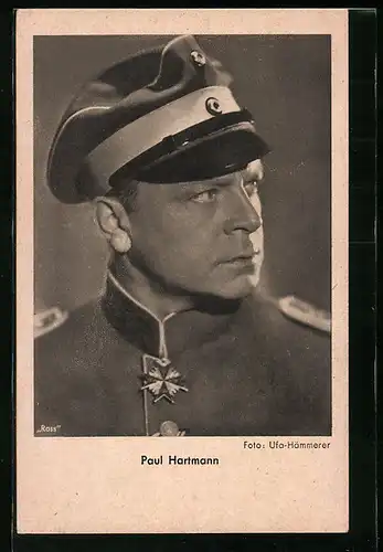 AK Schauspieler Paul Hartmann in Uniform