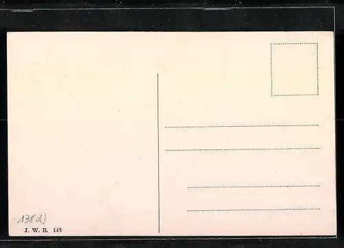 AK Berlin, Flaneure im Rosengarten