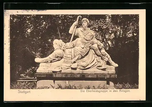 AK Stuttgart, Die Eberhardsgruppe in den Anlagen