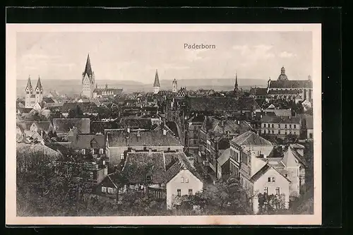 AK Paderborn, Teilansicht aus der Vogelschau