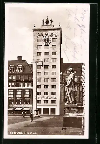 AK Leipzig, Hochhaus und Denkmal