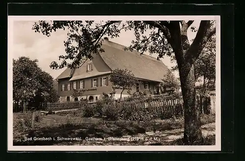 AK Bad Griesbach i Schwarzwald, Gasthaus zum Breitenberg