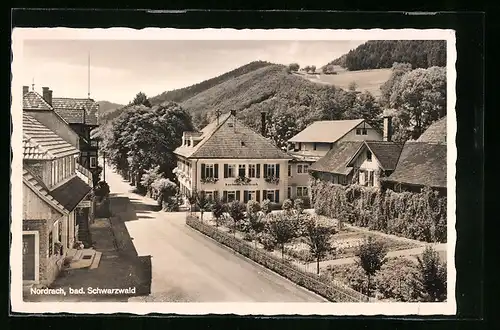 AK Nordrach /Bad Schwarzwald, Strassenpartie mit Kurhaus Nordrach