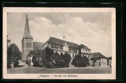 AK Kröpelin, Kirche mit Rathaus