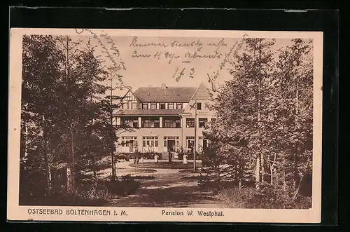 AK Boltenhagen i. M., Pension W. Westphal