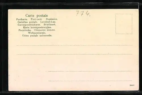 AK Triberg, Marktplatz