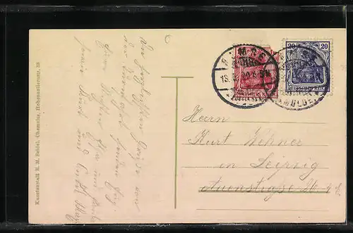 AK Remse /Muldenthal, Gasthof Remse, Innenansicht