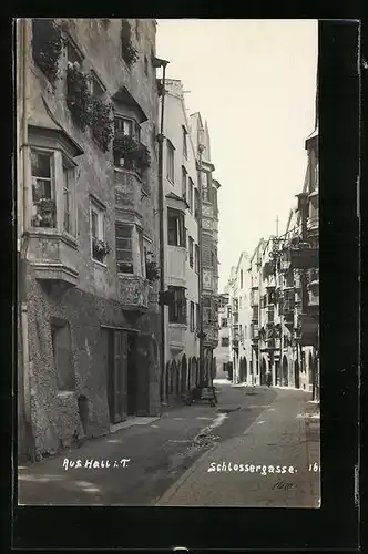 AK Hall i. T., Blick in die Schlossergasse