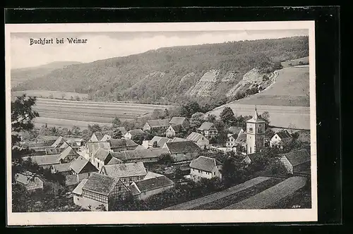 AK Buchfart, Teilansicht des Ortes