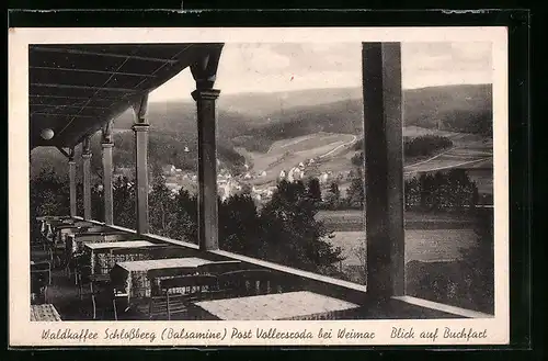 AK Buchfart, Gasthaus Waldkaffee Schlossberg