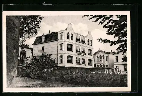 AK Bansin, Hotels Haus Germania und Seeblick