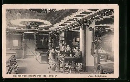 AK Döberitz bei Dallgow, Mannschafts-Kantine, Neulager