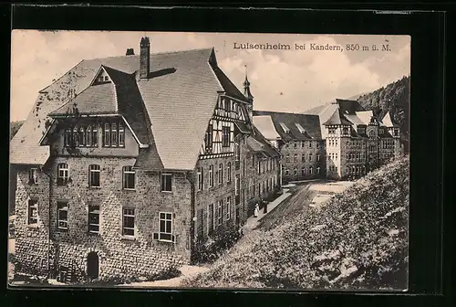 AK Kandern, Blick aufs Luisenheim