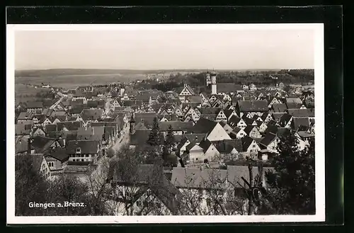 AK Giengen a. Brenz, Ortsansicht aus der Vogelschau