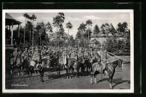 AK Grafenwöhr, Soldaten zu Pferd