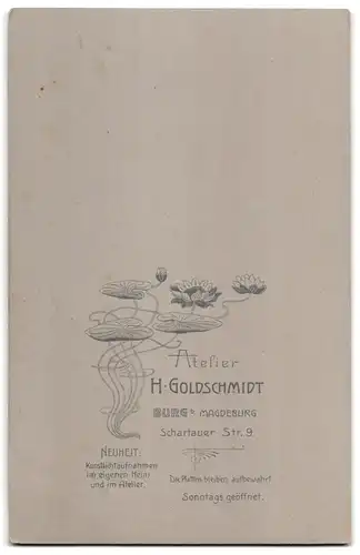 Fotografie H. Goldschmidt, Magdeburg, Schartauer Strasse 9, junge Frau mit Halskette