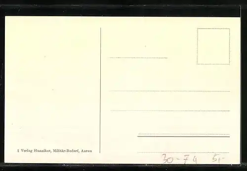 AK Schweizer Soldaten üben Salutieren