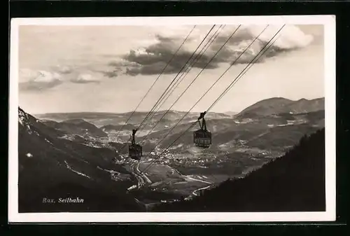 AK Rax, Seilbahn zum Gipfel