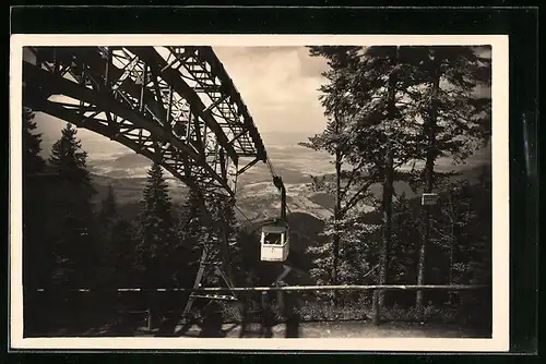 AK Freiburg i. B., Kapsel der Seilschwebebahn