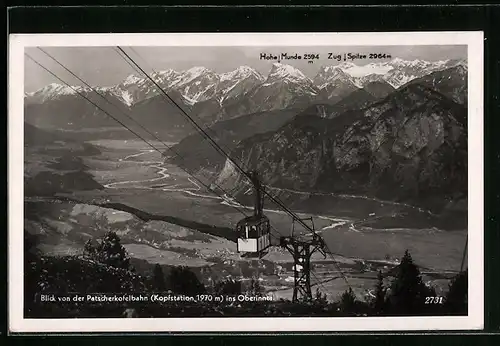 AK Patscherkofelbahn, Blick ins Oberinntal