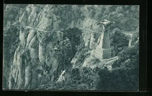 AK El Rosario Monumental y el camino de la cueva a vista de pájaro