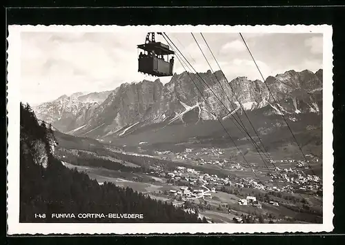 AK Funivia Cortina-Belvedere, Seilbahn