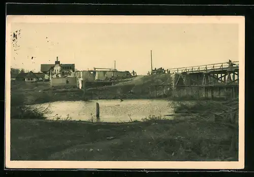 AK Plotycza, Most pres Strypu 1915