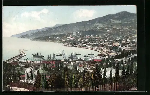 AK Ialta /Crimée, Ialta du cote nord-est