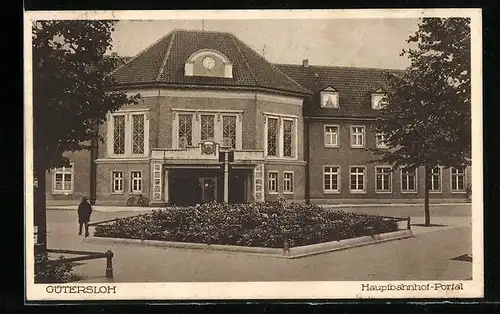 AK Gütersloh, Hauptbahnhof-Portal