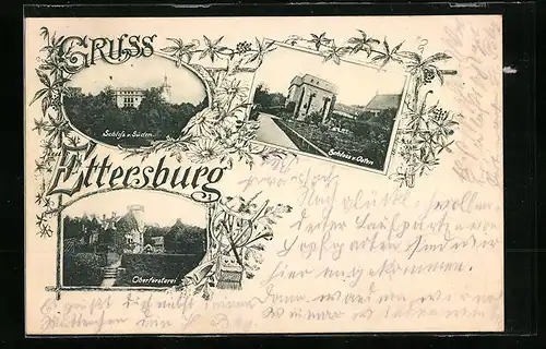 AK Ettersburg, Schloss und Oberförsterei