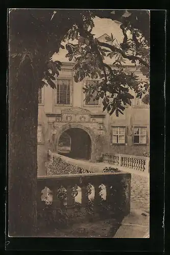 AK Weesenstein, Eingang zum Schloss