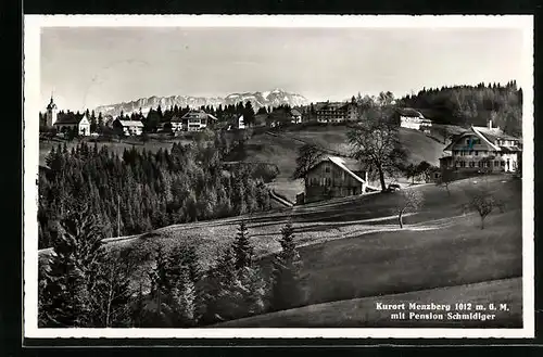 AK Menzberg, Gesamtansicht mit Pension Schmidiger