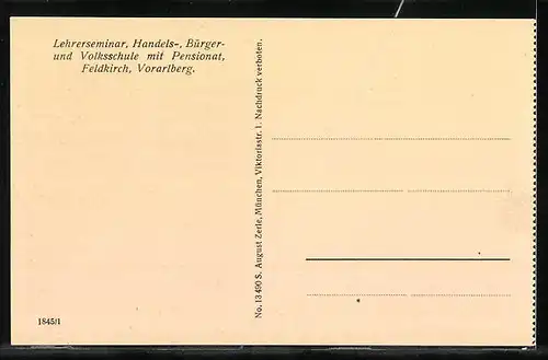 AK Feldkirch, Gesamtansicht mit Gurtisspitze