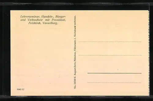 AK Feldkirch, Naturgeschichtliche Sammlung im Lehrerseminar