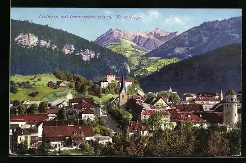 AK Feldkirch, Totale mit Gurtisspitze