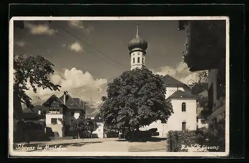 AK Schruns, Partie an der Kirche