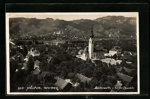 AK Höchst, Gesamtansicht, Ballonaufnahme