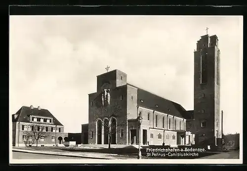 AK Friedrichshafen / Bodensee, St. Petrus-Canisiuskirche