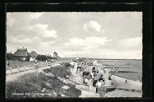 AK Burg / Fehmarn, Strandbild