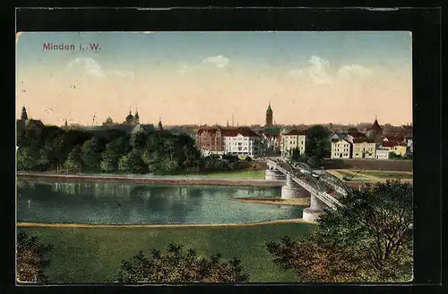 AK Minden i. W., Totalansicht