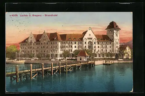 AK Lochau, Blick zum Strandhotel