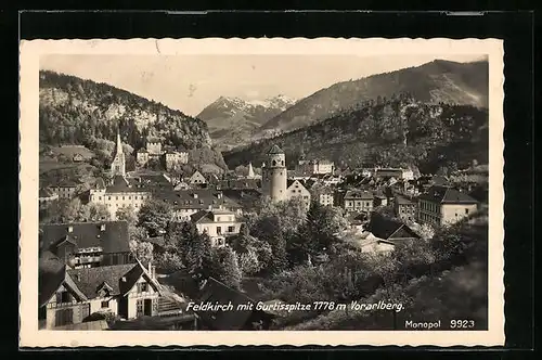 AK Feldkirch, Stadtpanorama