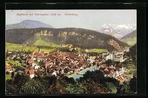 AK Feldkirch, Totale mit Gurtisspitze