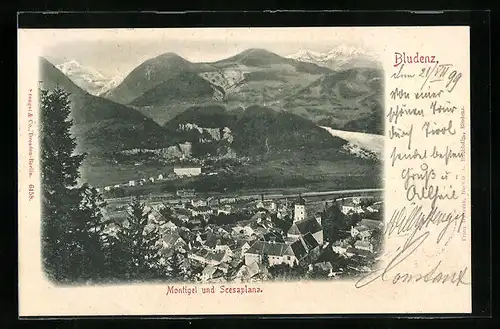 AK Bludenz, Montigel und Scesaplana
