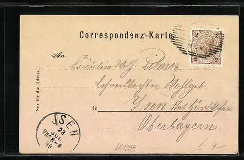 AK Bregenz, Totalansicht mit Bodensee