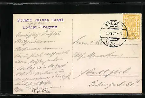 AK Lochau-Bregenz, Strand Palast Hotel
